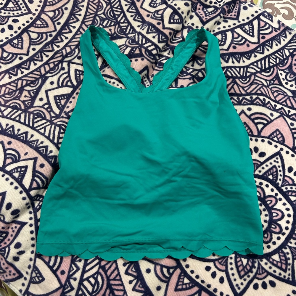 KIAVA Green Bikini Top Sleek Design Medium Support